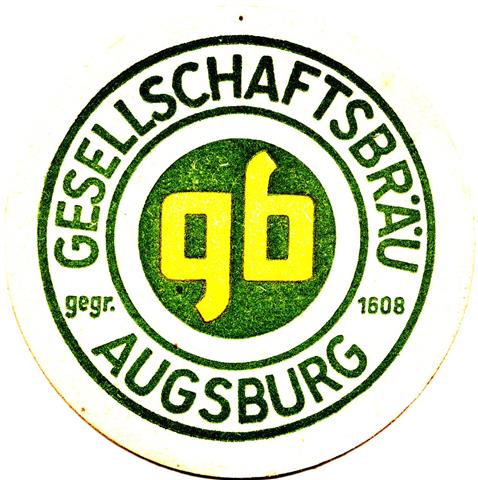 augsburg a-by gesellschafts rund 1a (215-gegr 1608-grngelb)